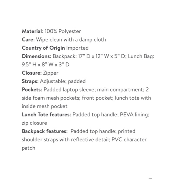 BBC Bluey Family Trip Backpack With Lunch Bag - Picture 6 of 10